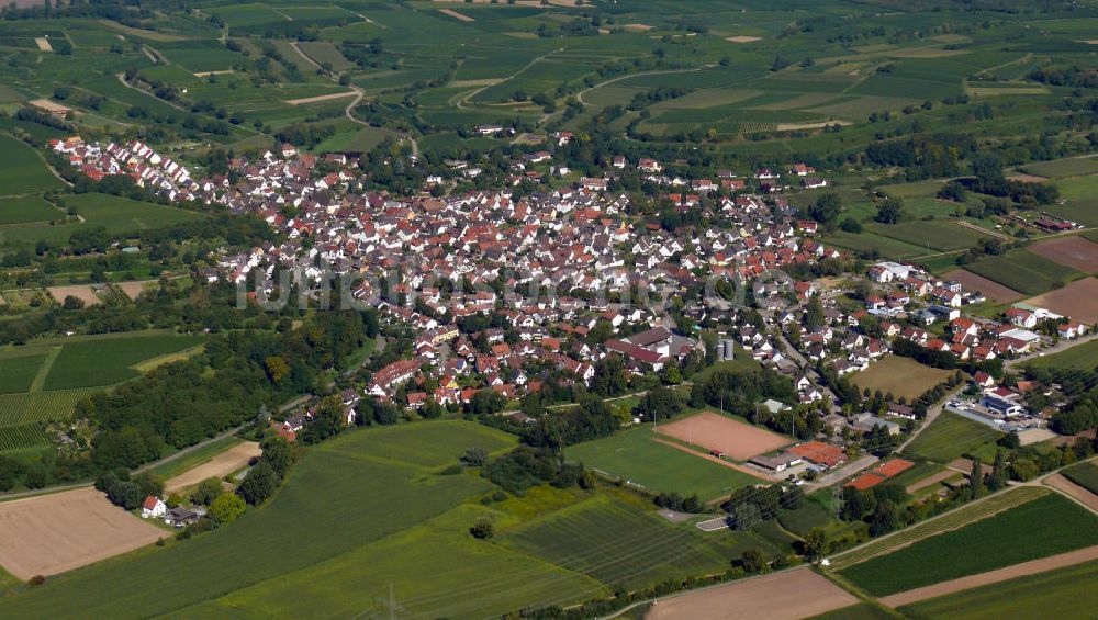 Freiburg im Breisgau aus der Vogelperspektive: Stadtteilansicht von Waltershofen, geprägt durch Mehrfamilienhäuser, in Freiburg, Baden-Württemberg