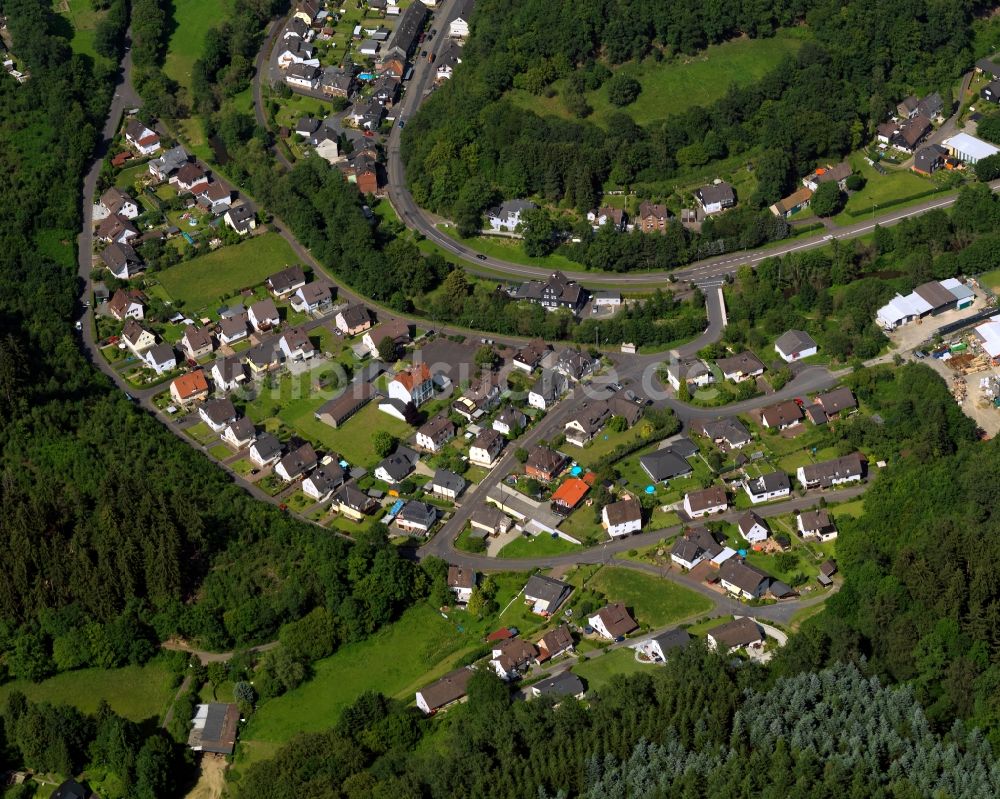 Luftbild Kirchen (Sieg) - Stadtteilansicht von Wehbach in Kirchen (Sieg) im Bundesland Rheinland-Pfalz