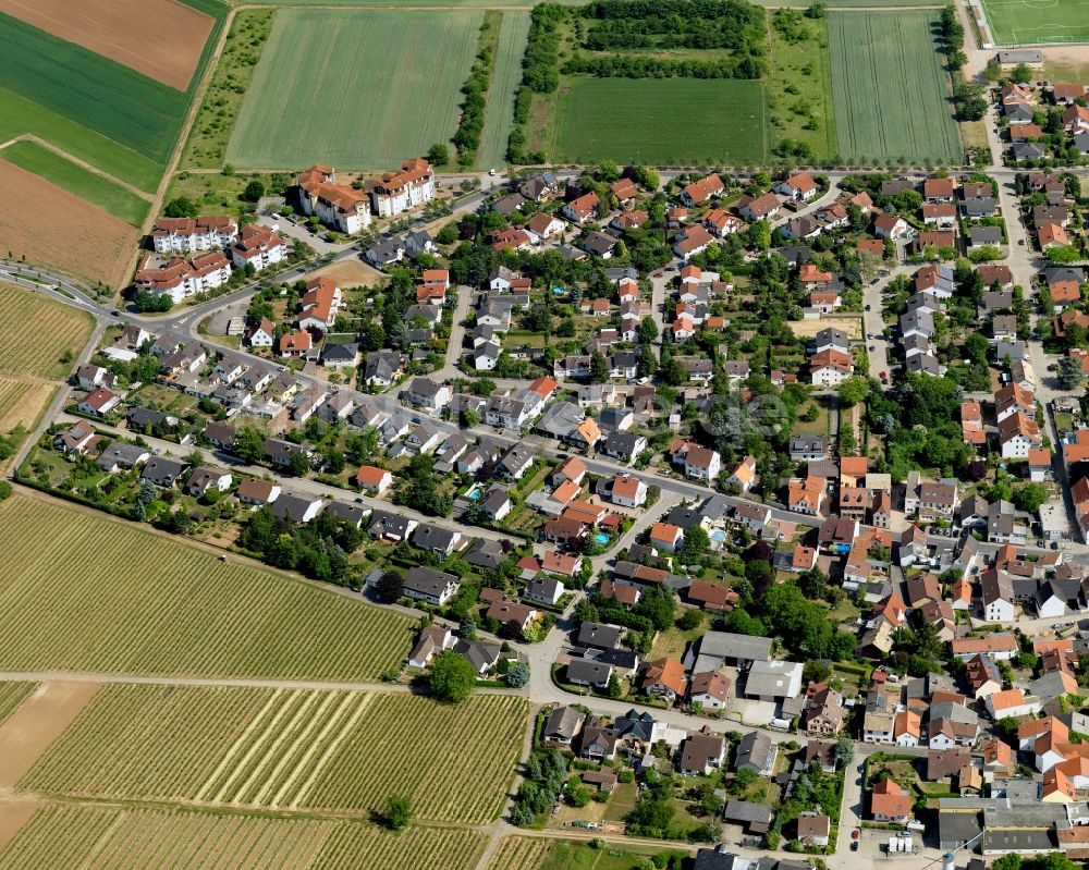 Luftaufnahme Bad Kreuznach Winzenheim - Stadtteilansicht von Winzenheim in Bad Kreuznach im Bundesland Rheinland-Pfalz