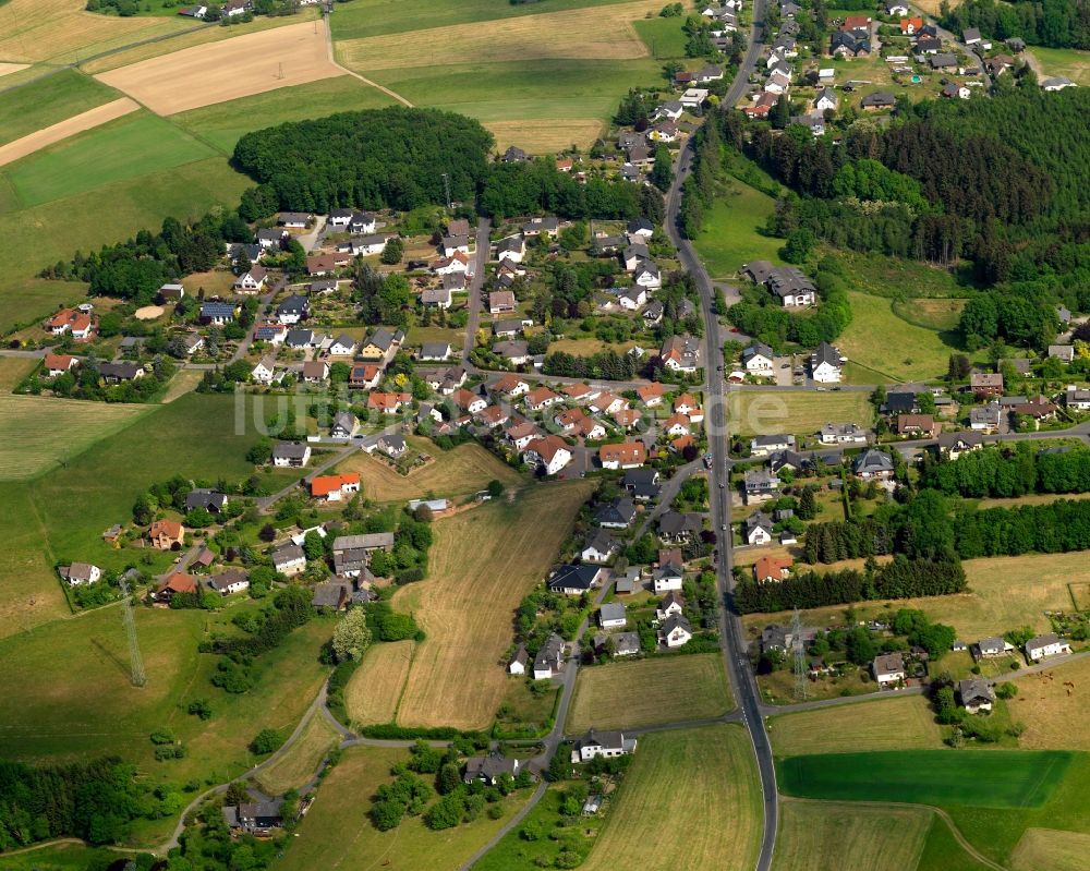 Luftbild Wissen - Stadtteilansicht von Wissen-Ende in Wissen im Bundesland Rheinland-Pfalz