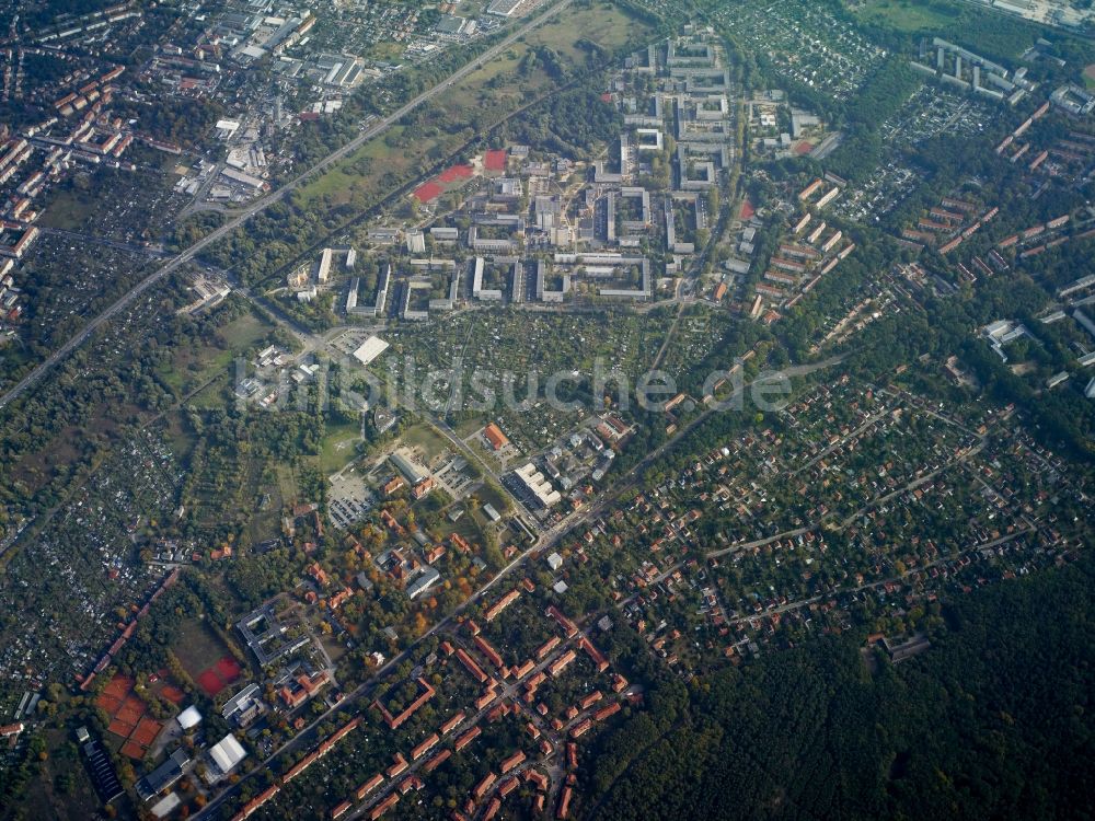 Potsdam aus der Vogelperspektive: Stadtteile Babelsberg und Potsdam Süd im Stadtgebiet in Potsdam im Bundesland Brandenburg