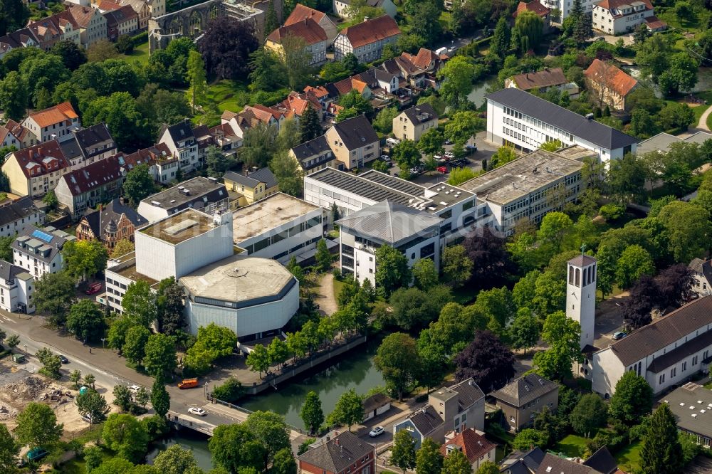 Lippstadt aus der Vogelperspektive: Stadttheater in Lippstadt im Bundesland Nordrhein-Westfalen