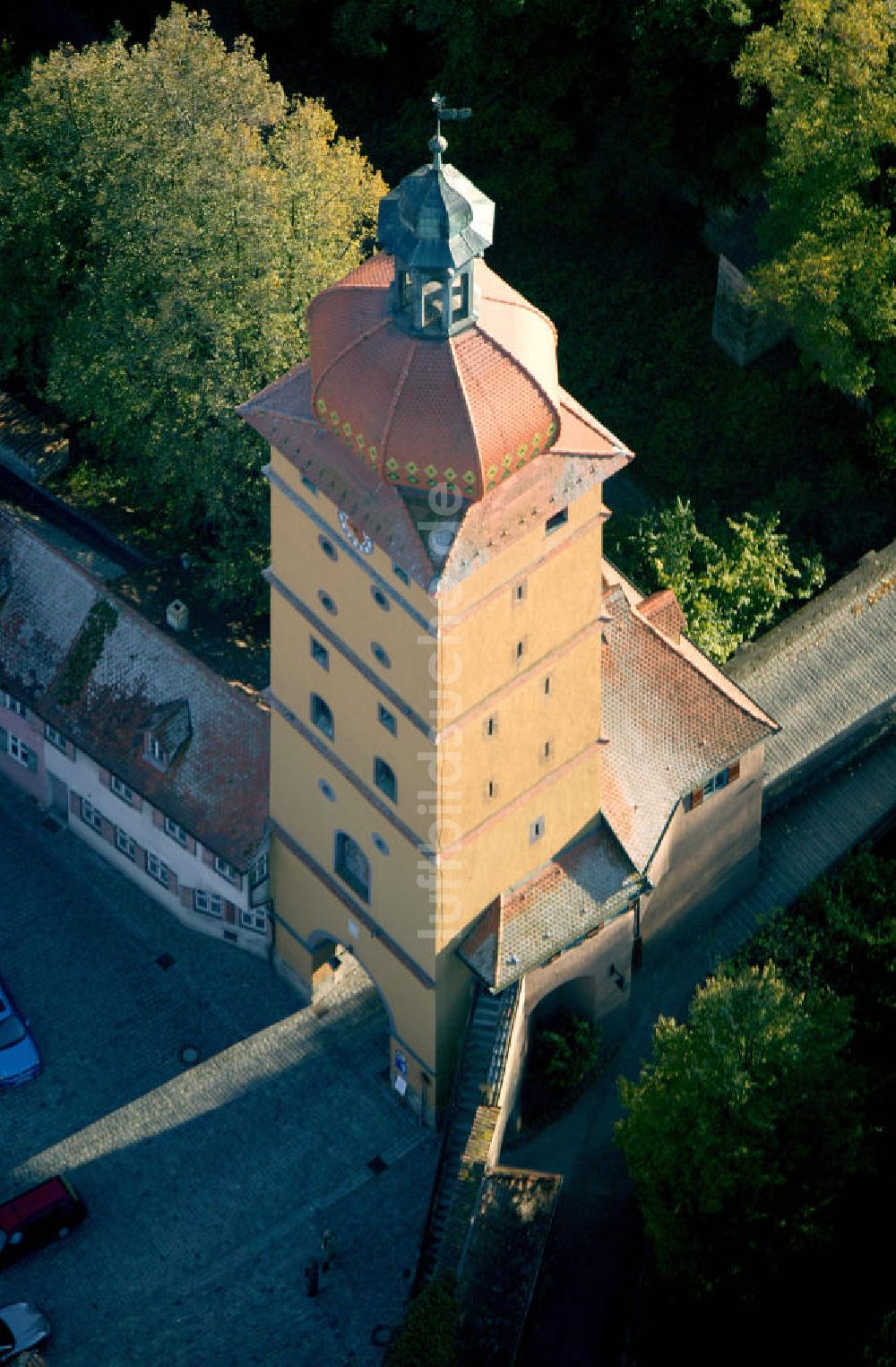 Luftbild Dinkelsbühl - Stadttor Dinkelsbühl