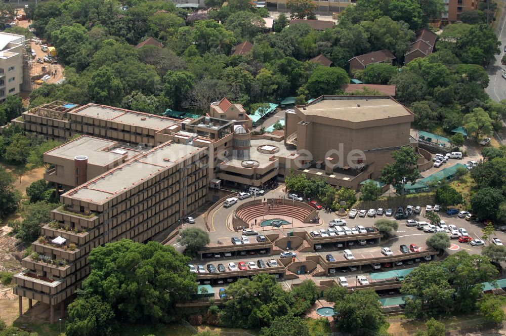 Nelspruit von oben - Stadtverwaltung Nelspruit an der Nel St.- town coucil offices Nelspruit