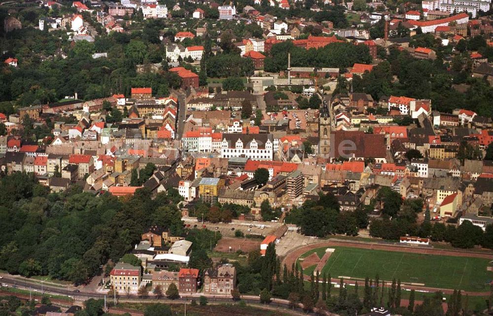 Luftbild Wittenberg / Brandenburg - Stadtzentrum