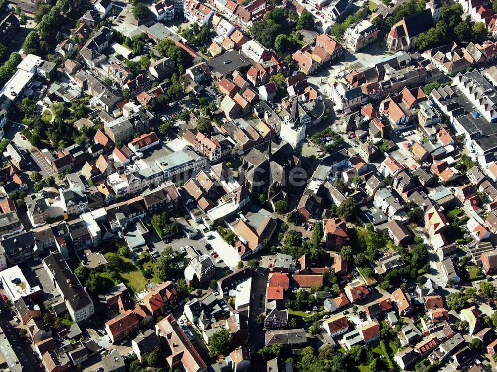 Ahlen aus der Vogelperspektive: Stadtzentrum Ahlen