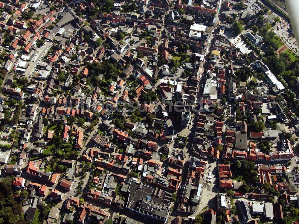 Ahlen von oben - Stadtzentrum Ahlen