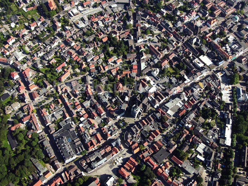 Ahlen aus der Vogelperspektive: Stadtzentrum Ahlen