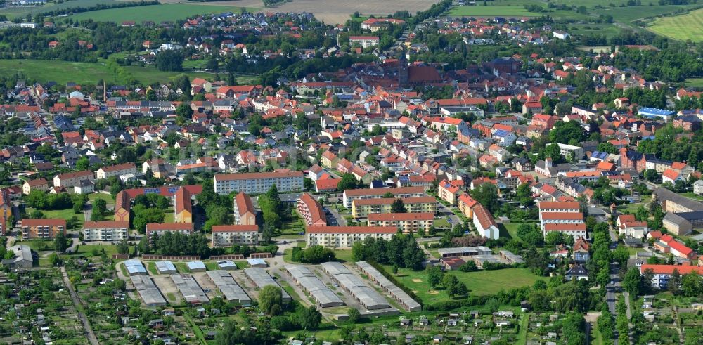 Luftbild Osterburg - Stadtzentrum, Altstadt und Innenstadt von Osterburg im Bundesland Sachsen-Anhalt