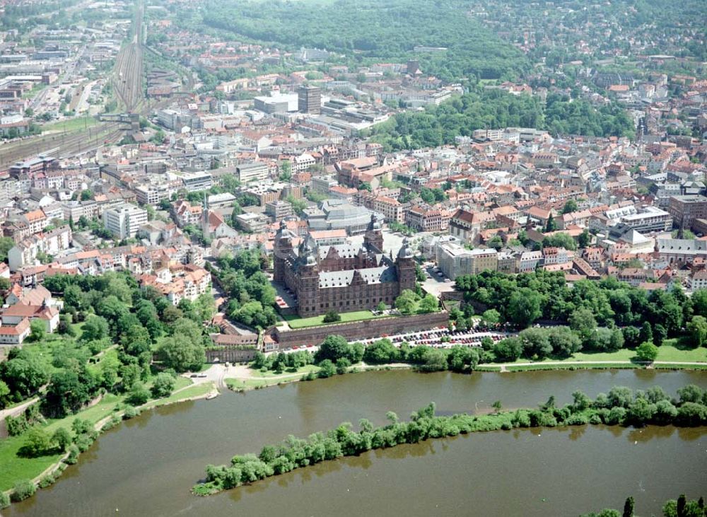 Luftbild Aschaffenburg - Stadtzentrum Aschaffenburg