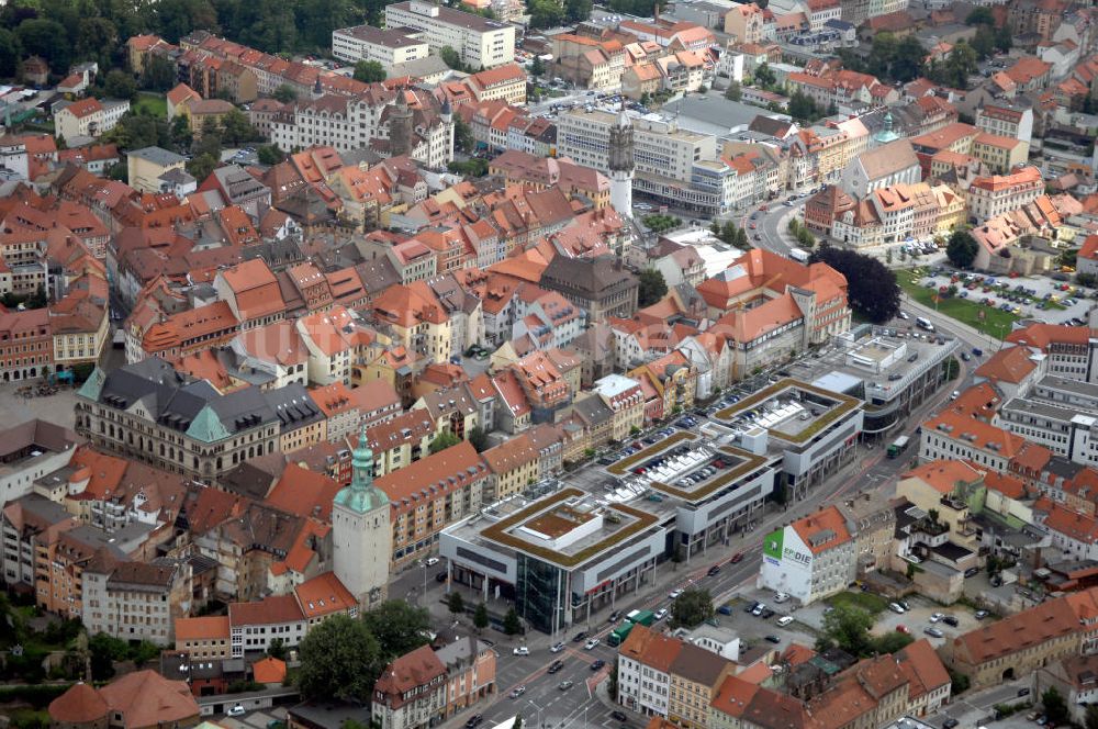 Bautzen aus der Vogelperspektive: Stadtzentrum von Bautzen