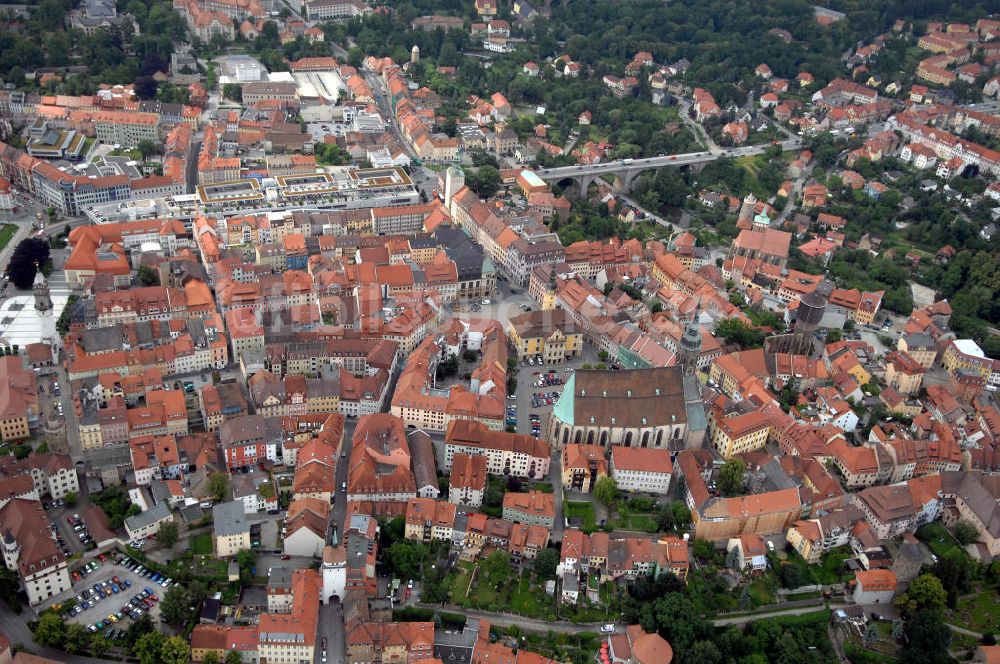 Luftbild Bautzen - Stadtzentrum von Bautzen