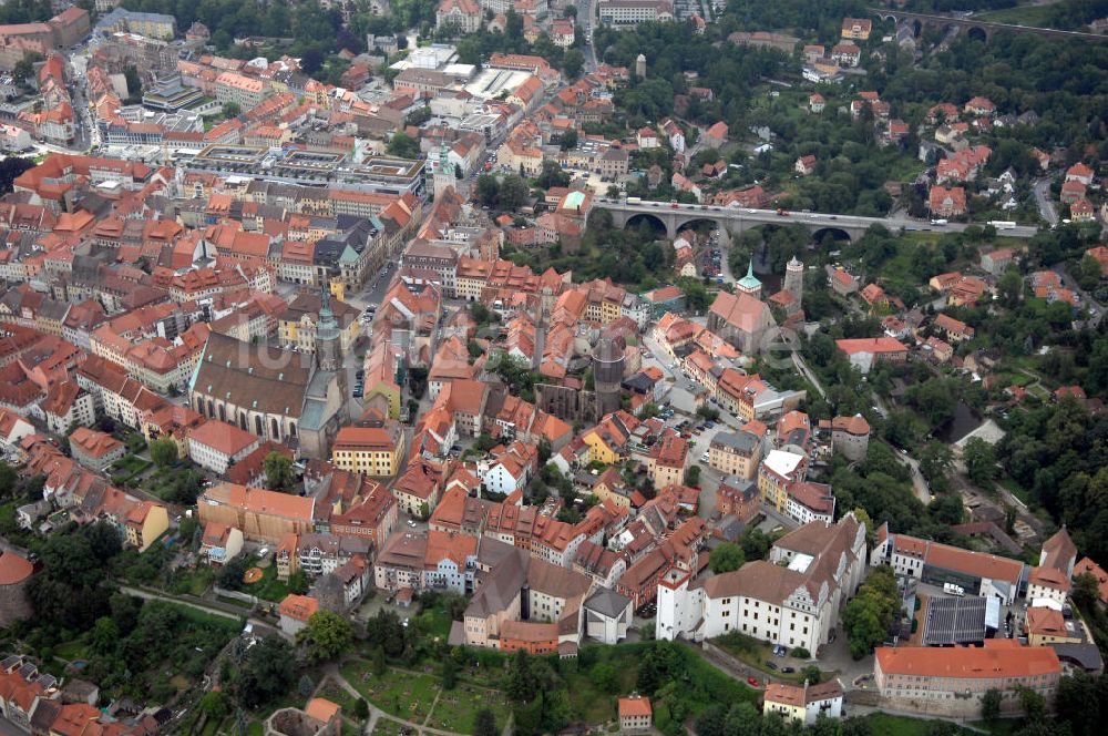 Luftbild Bautzen - Stadtzentrum von Bautzen