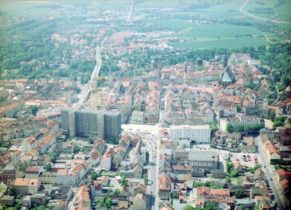 Luftbild Bautzen / Sachsen - Stadtzentrum in Bautzen / Sachs.