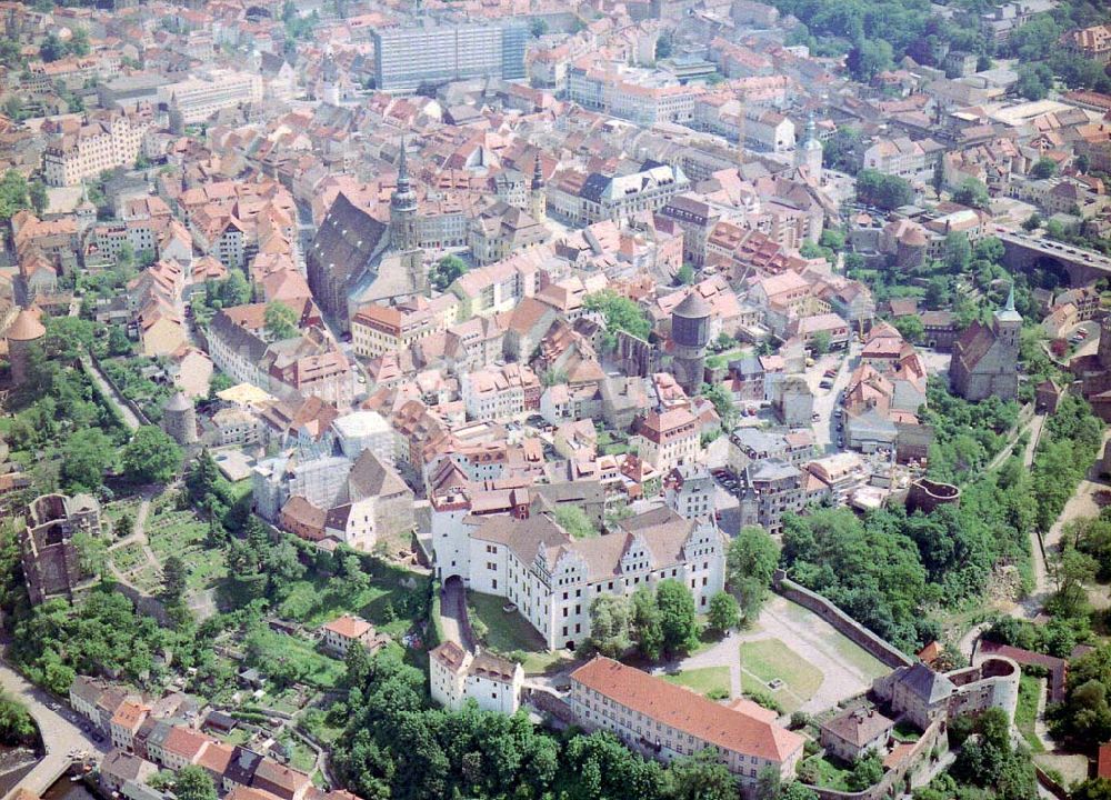 Bautzen / Sachsen aus der Vogelperspektive: Stadtzentrum in Bautzen / Sachs.