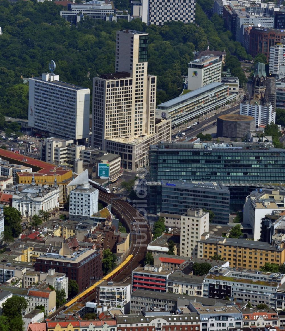 Berlin aus der Vogelperspektive: Stadtzentrum im Bereich Zoologischer Garten in Berlin