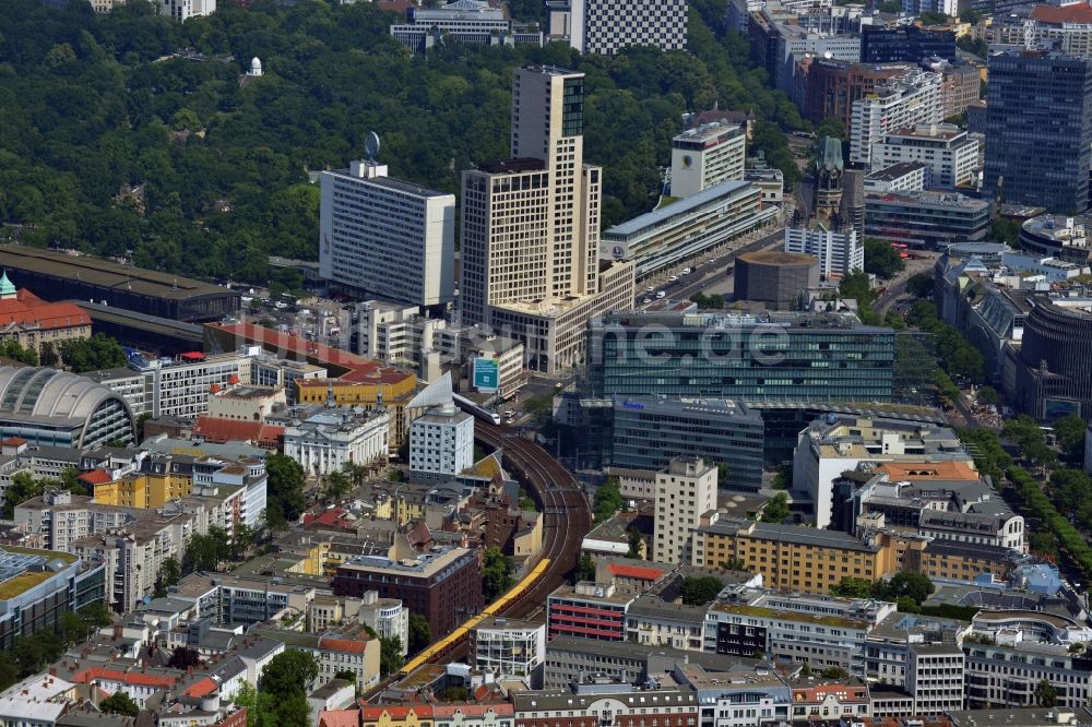 Luftbild Berlin - Stadtzentrum im Bereich Zoologischer Garten in Berlin