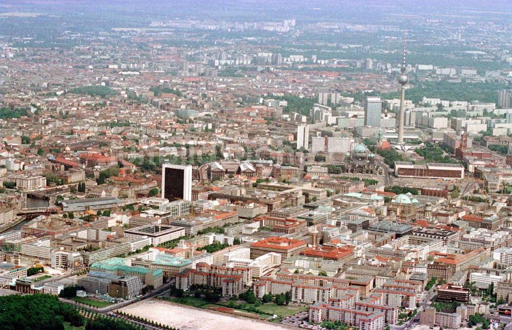 Berlin aus der Vogelperspektive: Stadtzentrum Berlin.