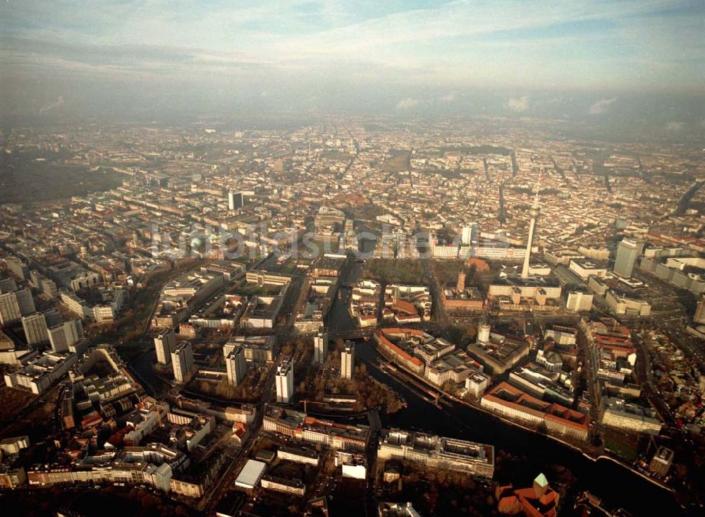 Berlin aus der Vogelperspektive: Stadtzentrum Berlin - Mitte