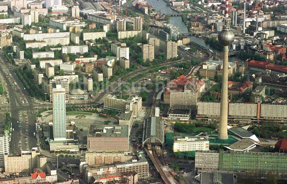 Luftaufnahme Berlin - Stadtzentrum Berlin-Mitte