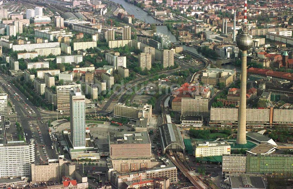 Berlin aus der Vogelperspektive: Stadtzentrum Berlin-Mitte