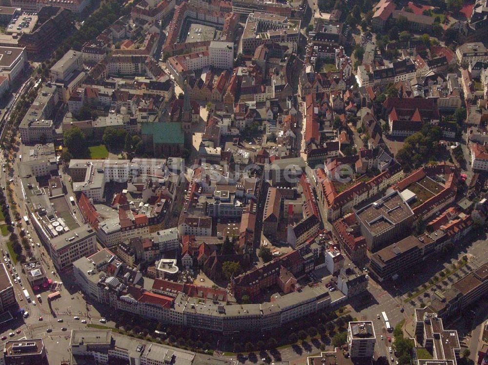 Luftbild Bielefeld - Stadtzentrum Bielefeld