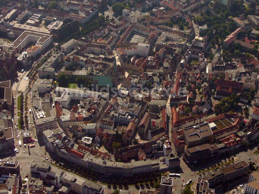 Luftaufnahme Bielefeld - Stadtzentrum Bielefeld