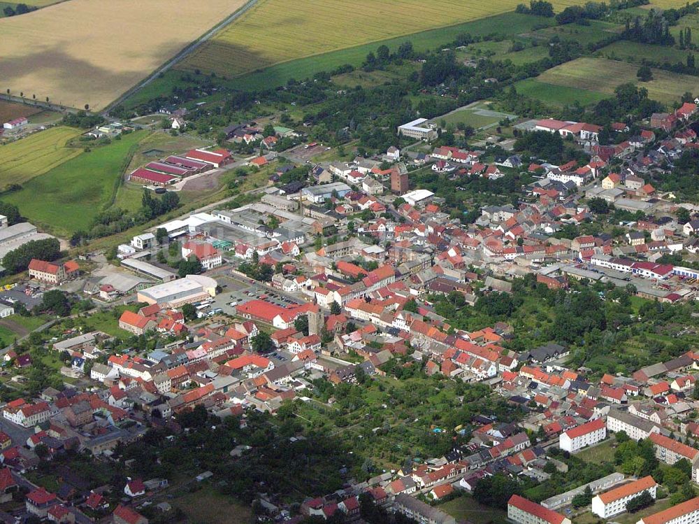 Luftbild Bismark / Sachsen-Anhalt - Stadtzentrum von Bismark / SA