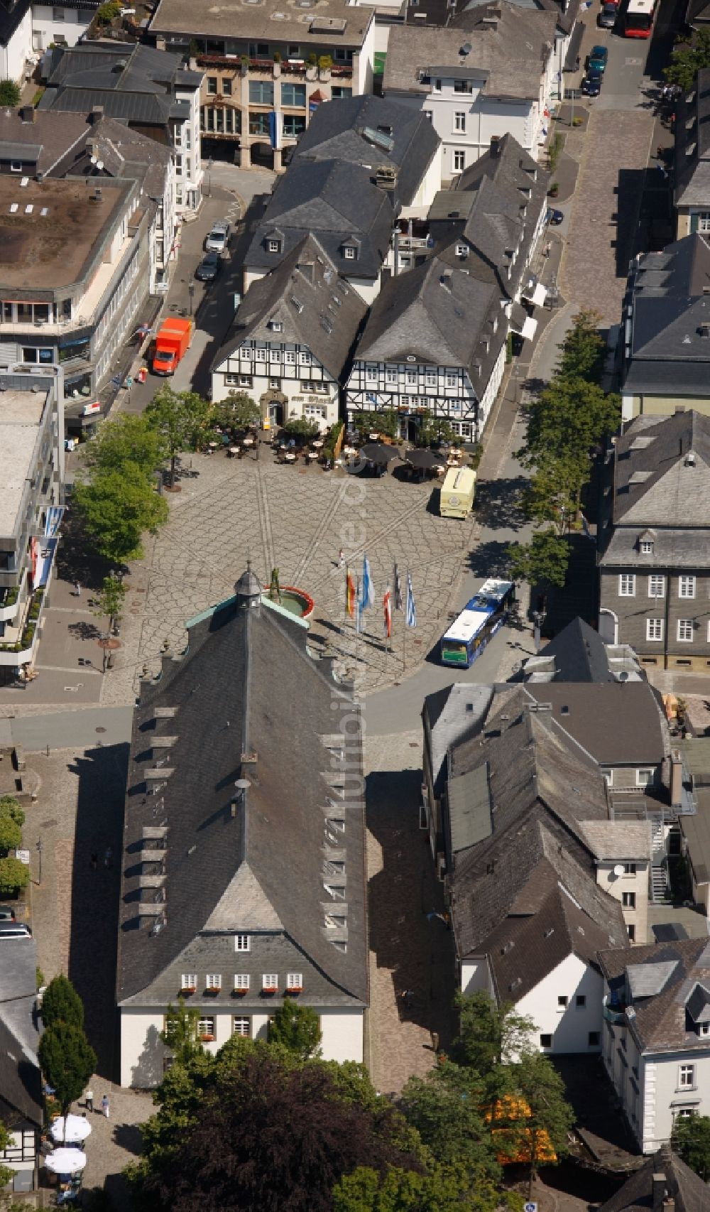 Brilon aus der Vogelperspektive: Stadtzentrum von Brilon im Bundesland Nordrhein-Westfalen