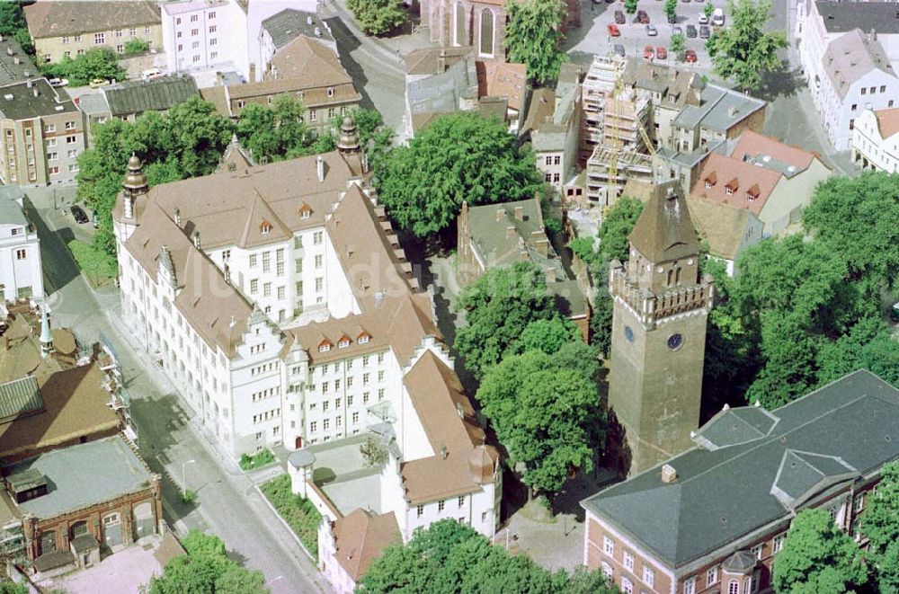 Luftbild Cottbus / Brandenburg - Stadtzentrum Cottbus.