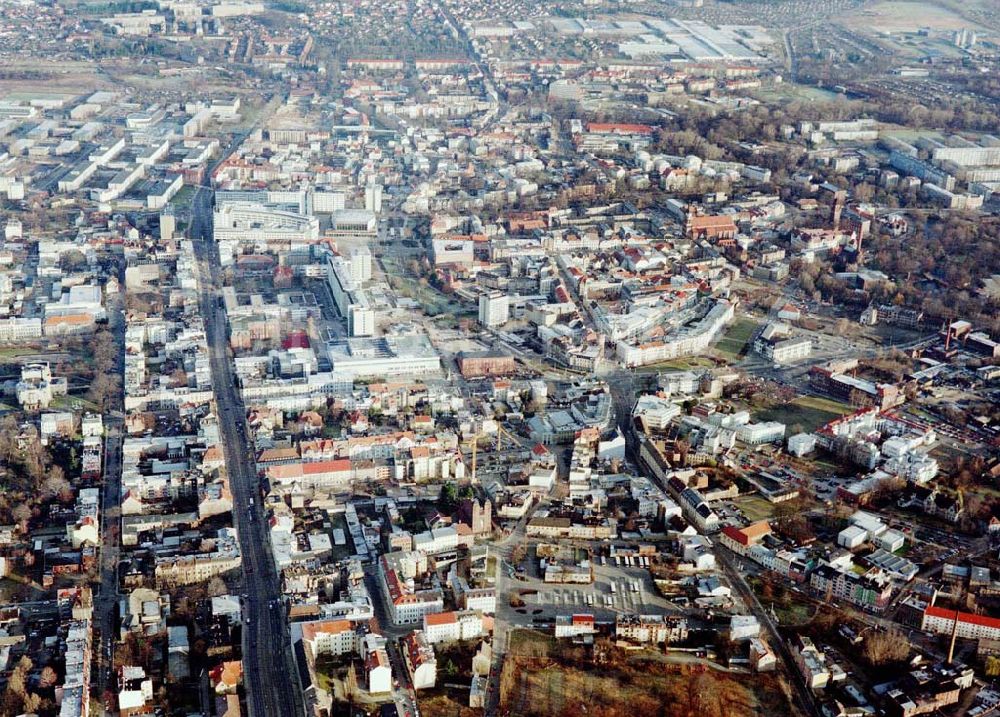 Luftbild Cottbus - Stadtzentrum Cottbus.