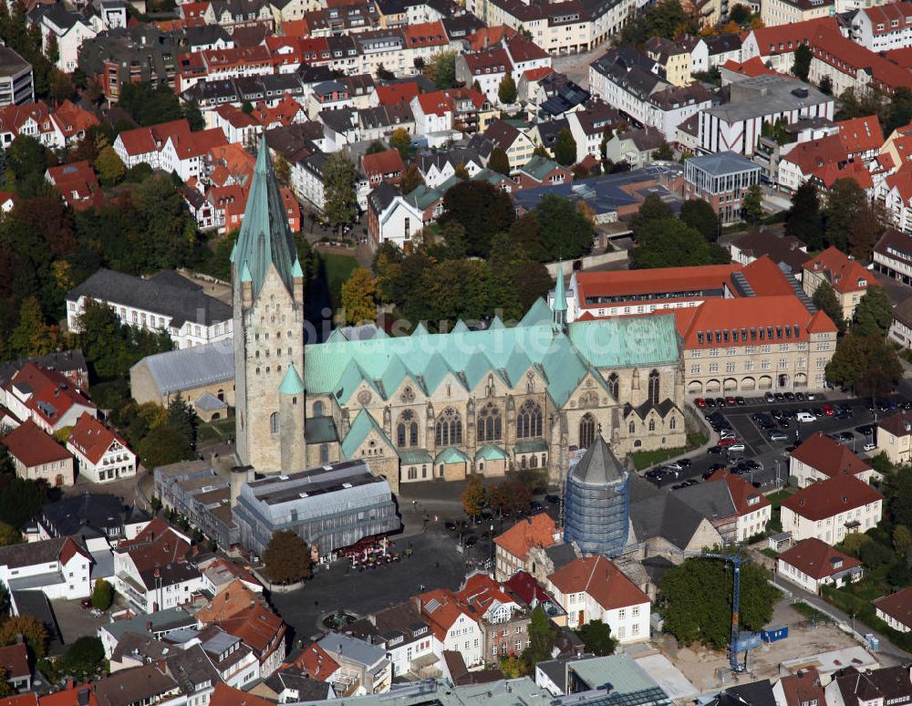 Luftbild Paderborn - Stadtzentrum und Dom Paderborn