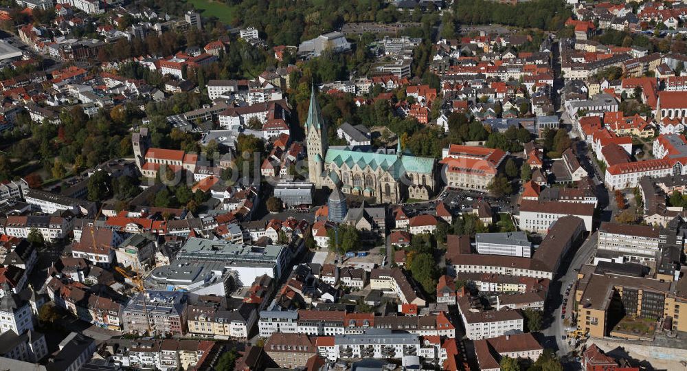 Paderborn von oben - Stadtzentrum und Dom Paderborn