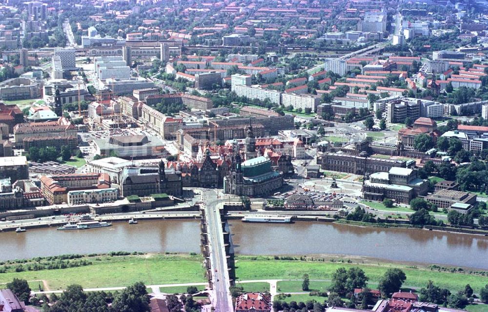 Luftbild Dresden - Stadtzentrum Dresden