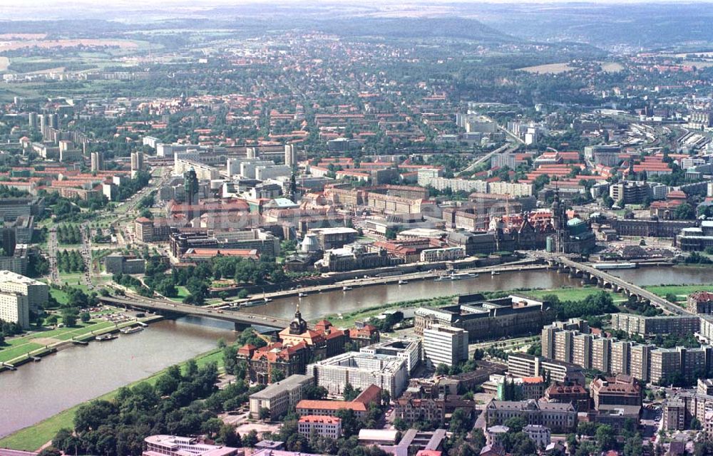 Dresden von oben - Stadtzentrum Dresden