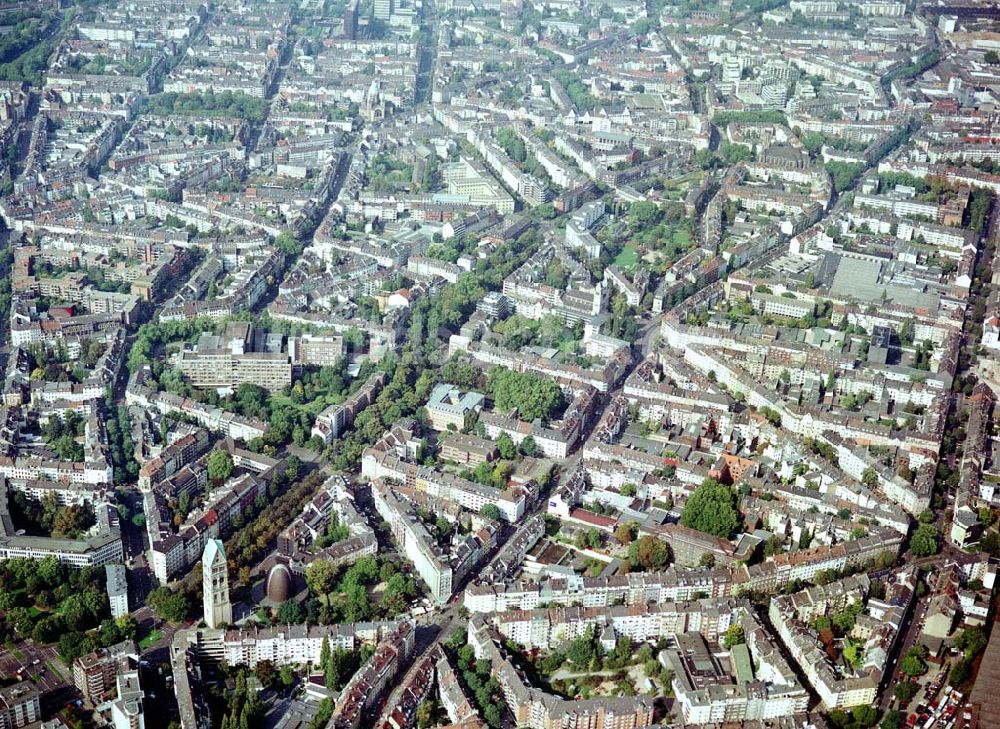 Luftaufnahme Düsseldorf - Stadtzentrum von Düsseldorf