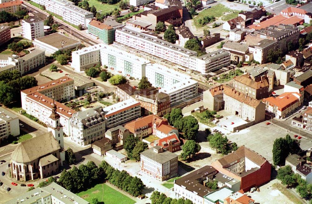 Luftaufnahme Forst / BRB - Stadtzentrum Forst