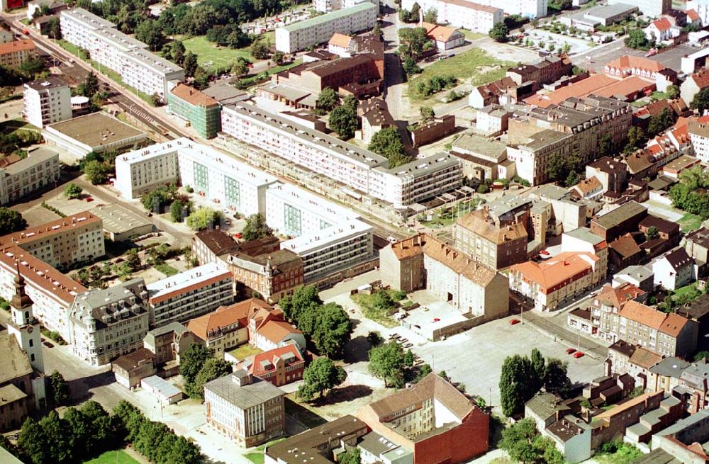 Forst / BRB von oben - Stadtzentrum Forst