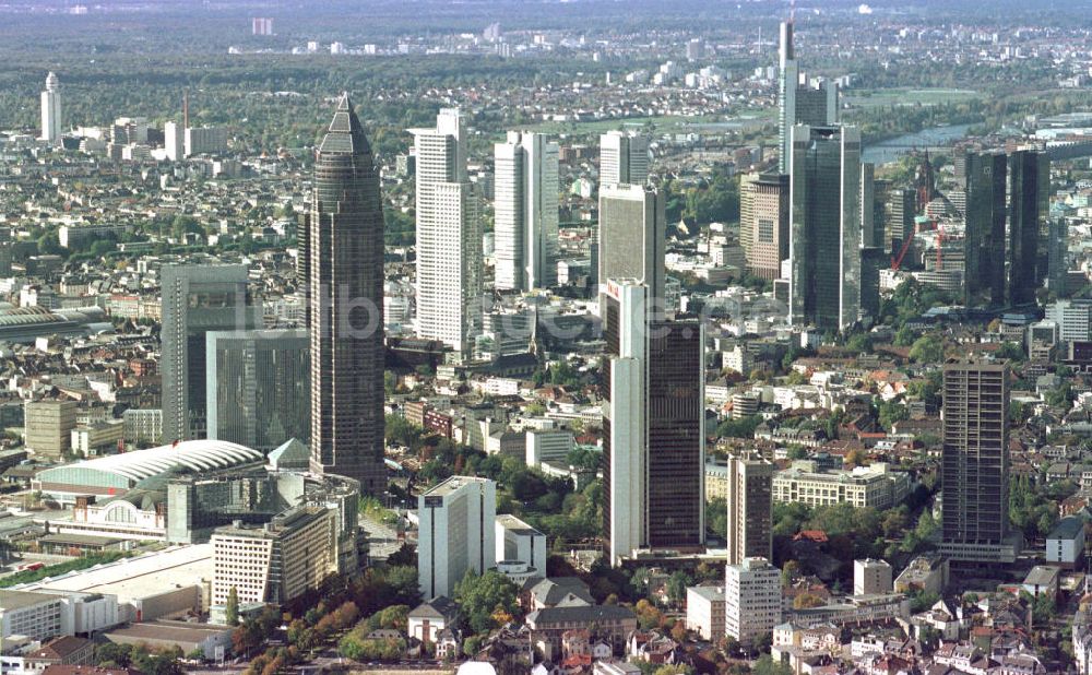 Frankfurt am Main aus der Vogelperspektive: Stadtzentrum Frankfurt / Main