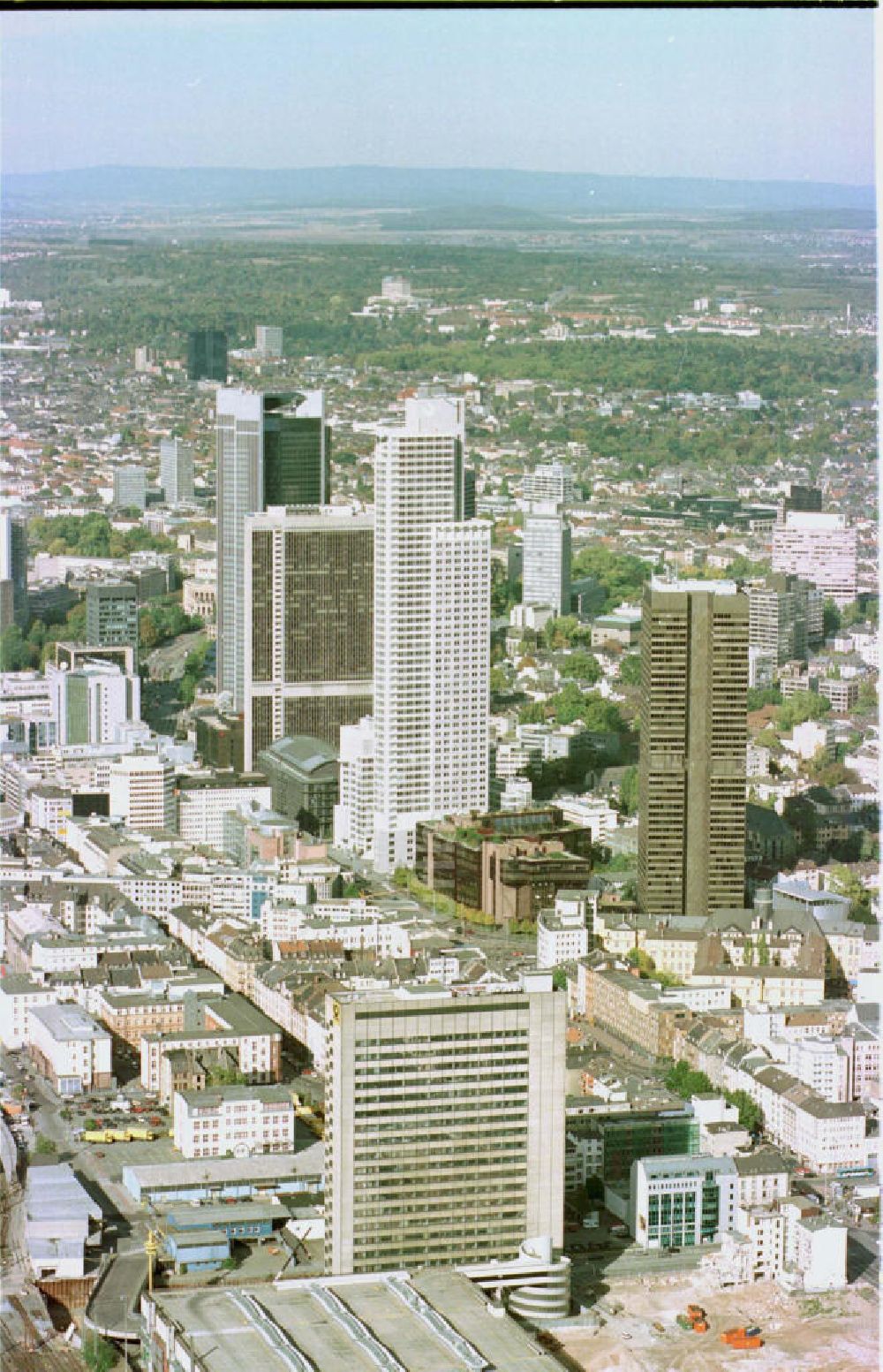 Luftaufnahme Frankfurt am Main - Stadtzentrum Frankfurt / Main