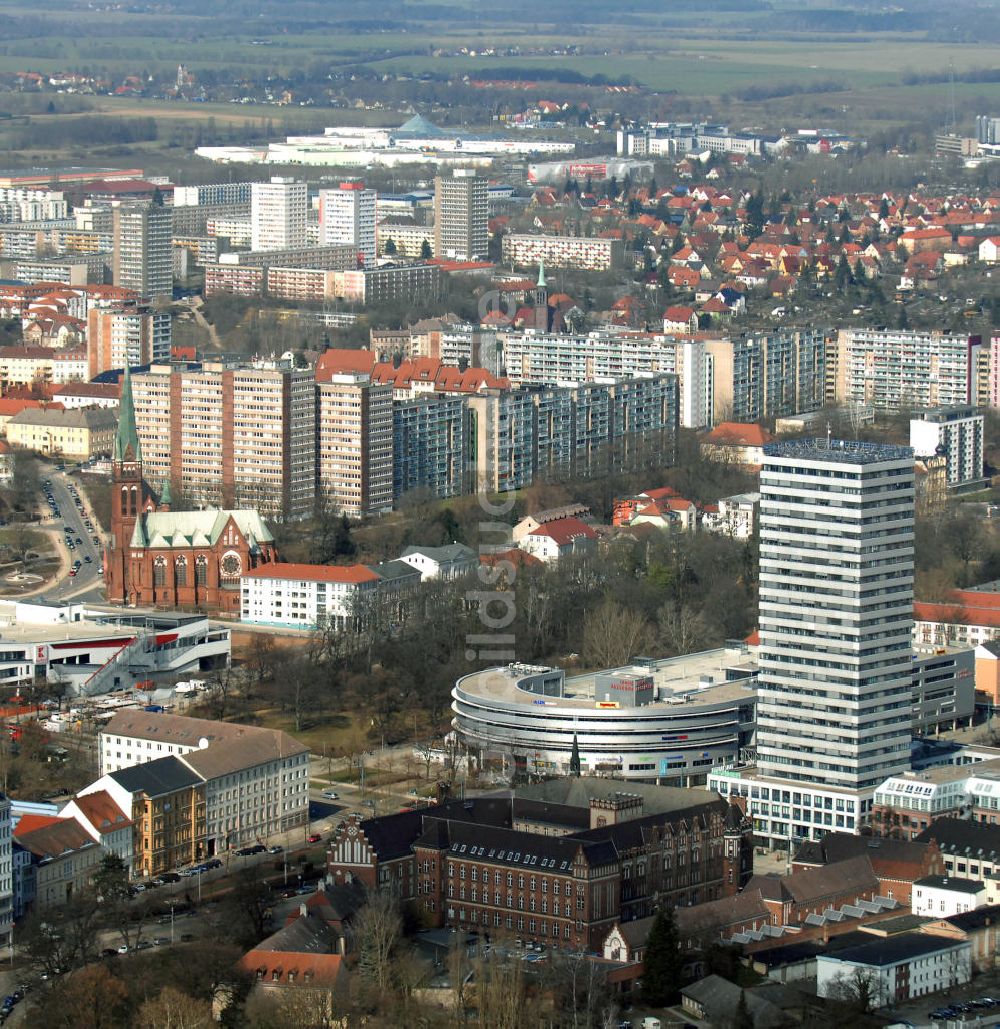 Luftbild Frankfurt (Oder) - Stadtzentrum Frankfurt (Oder)