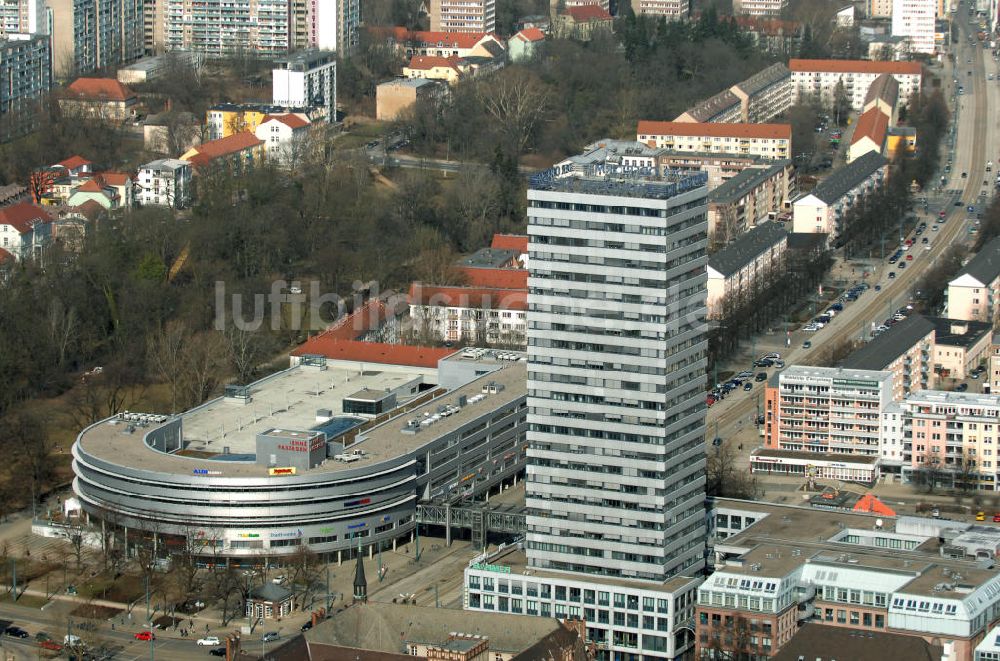 Frankfurt (Oder) von oben - Stadtzentrum Frankfurt (Oder)