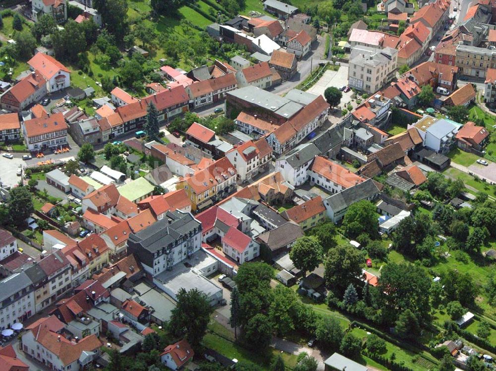 Friedrichroda / Thüringen von oben - Stadtzentrum von Friedrichroda