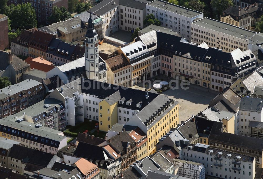 Luftbild Gera - Stadtzentrum von Gera im Bundesland Thüringen