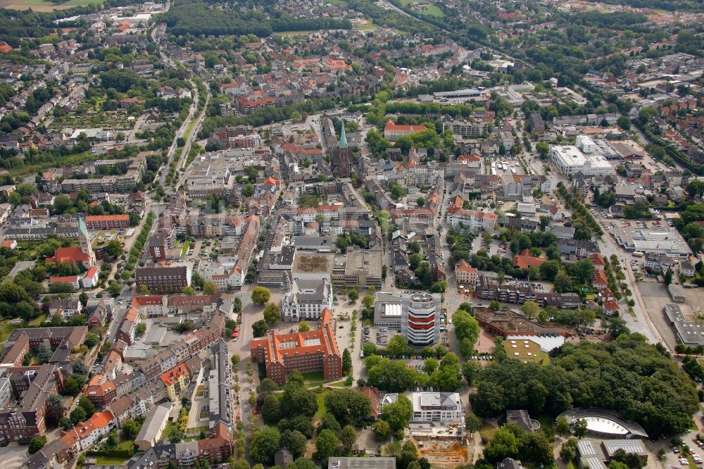 Luftbild Gladbeck - Stadtzentrum von Gladbeck im Bundesland Nordrhein-Westfalen