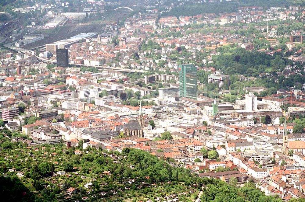 Luftbild Hagen / NRW - Stadtzentrum Hagen. Datum: 26.05.03