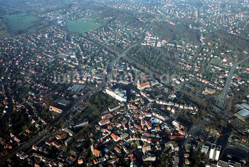 Ibbenbüren von oben - Stadtzentrum Ibbenbüren