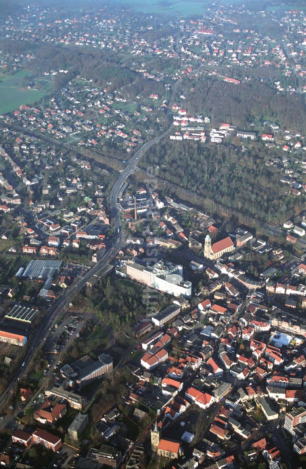 Luftbild Ibbenbüren - Stadtzentrum Ibbenbüren