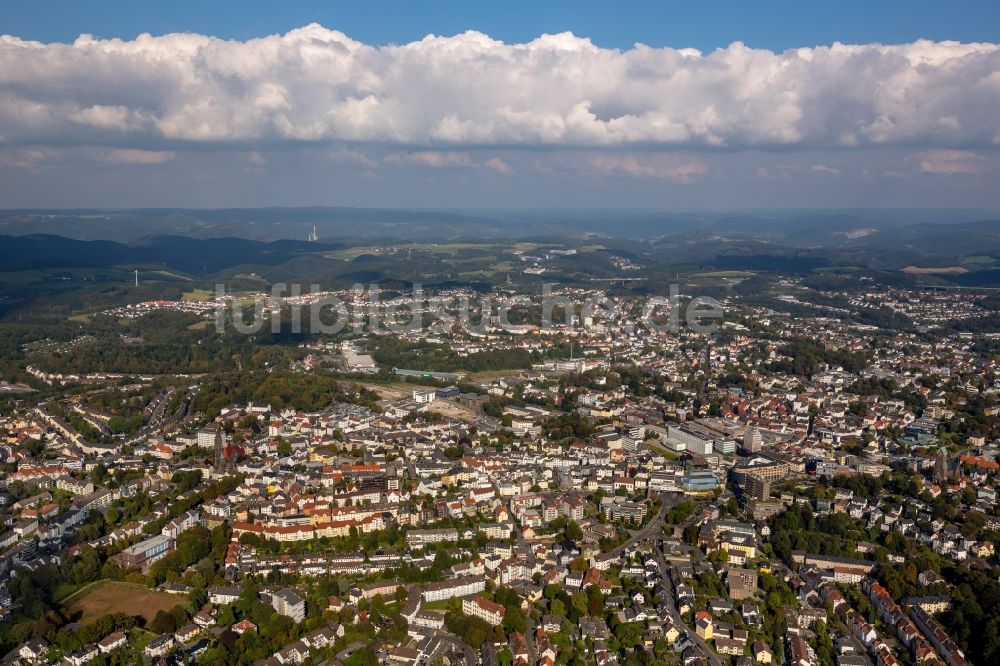 Luftbild Lüdenscheid - Stadtzentrum und Innenstadt in Lüdenscheid im Bundesland Nordrhein-Westfalen