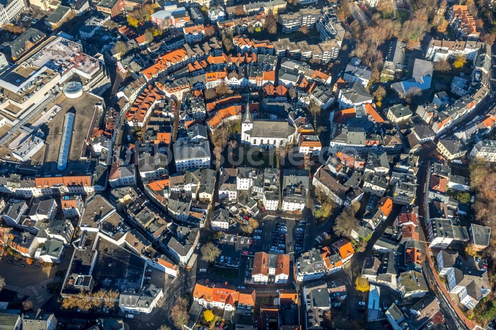 Luftbild Lüdenscheid - Stadtzentrum und Innenstadt in Lüdenscheid im Bundesland Nordrhein-Westfalen